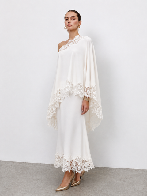 Nora Lace Midi Skirt