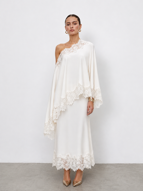 Nora Lace Midi Skirt
