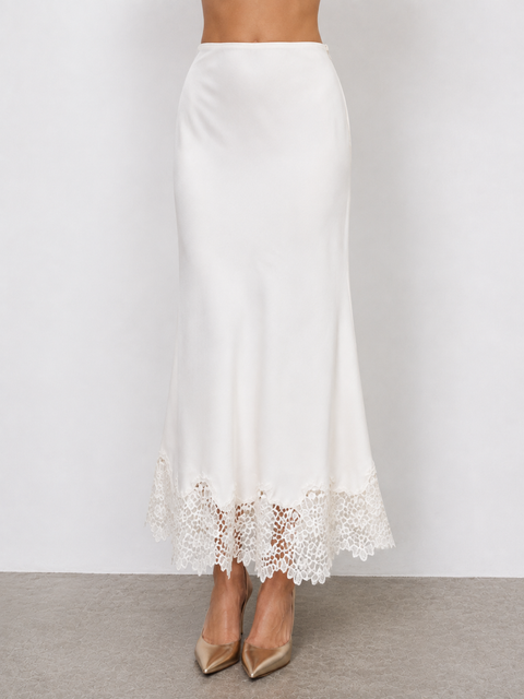 Nora Lace Midi Skirt