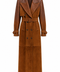 Solenne Ombré Suede & Leather Trench Coat