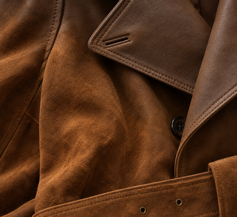 Solenne Ombré Suede & Leather Jacket