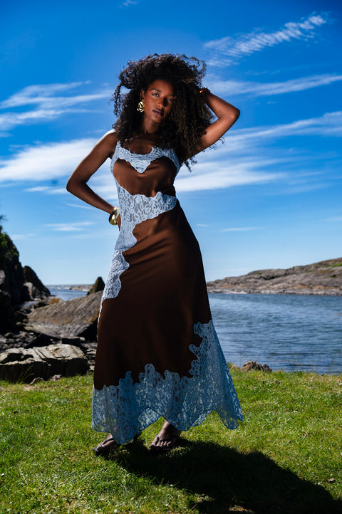Seraphina Dress and Scarf Set